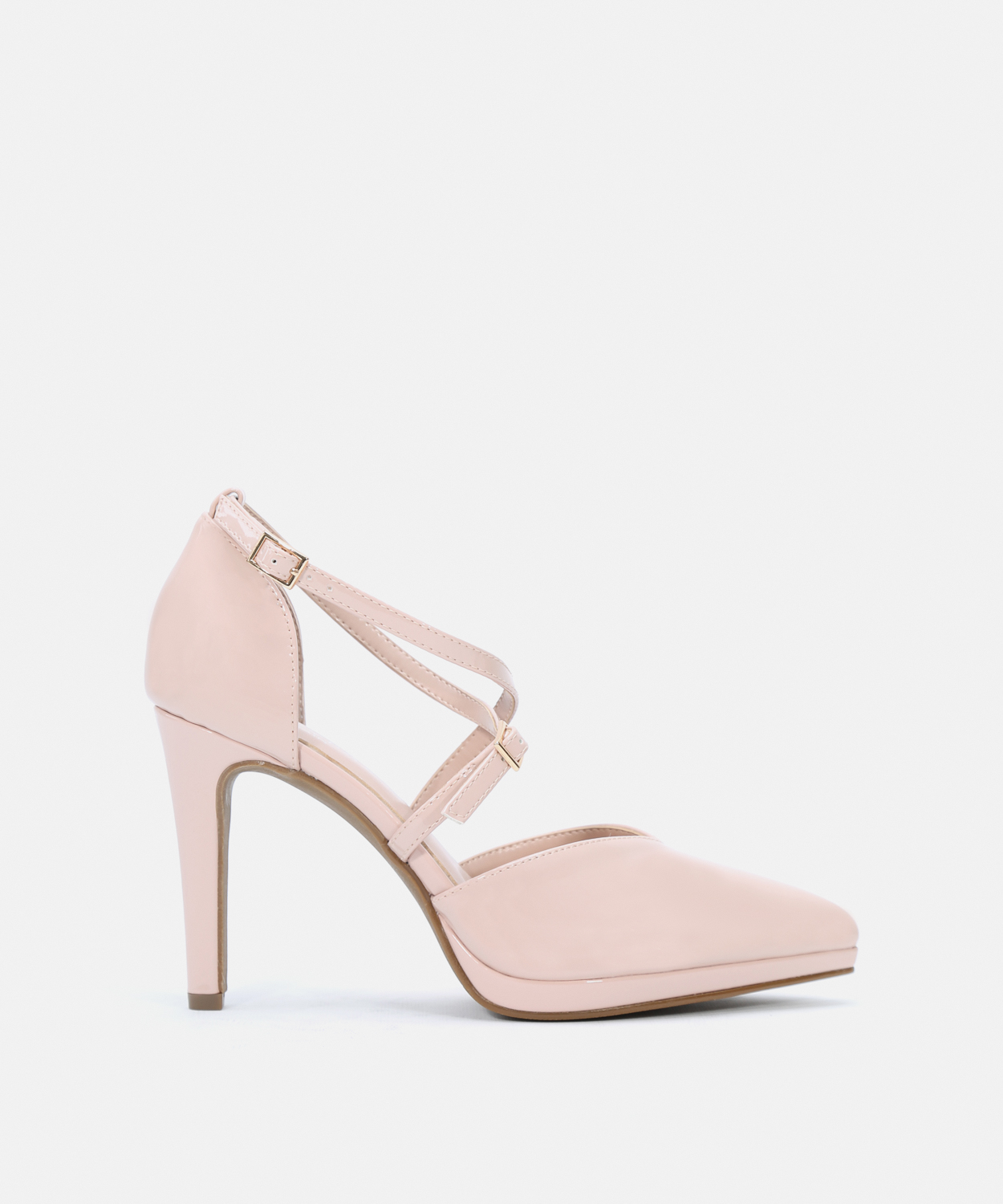 Zapatos tacón tiras cruzadas